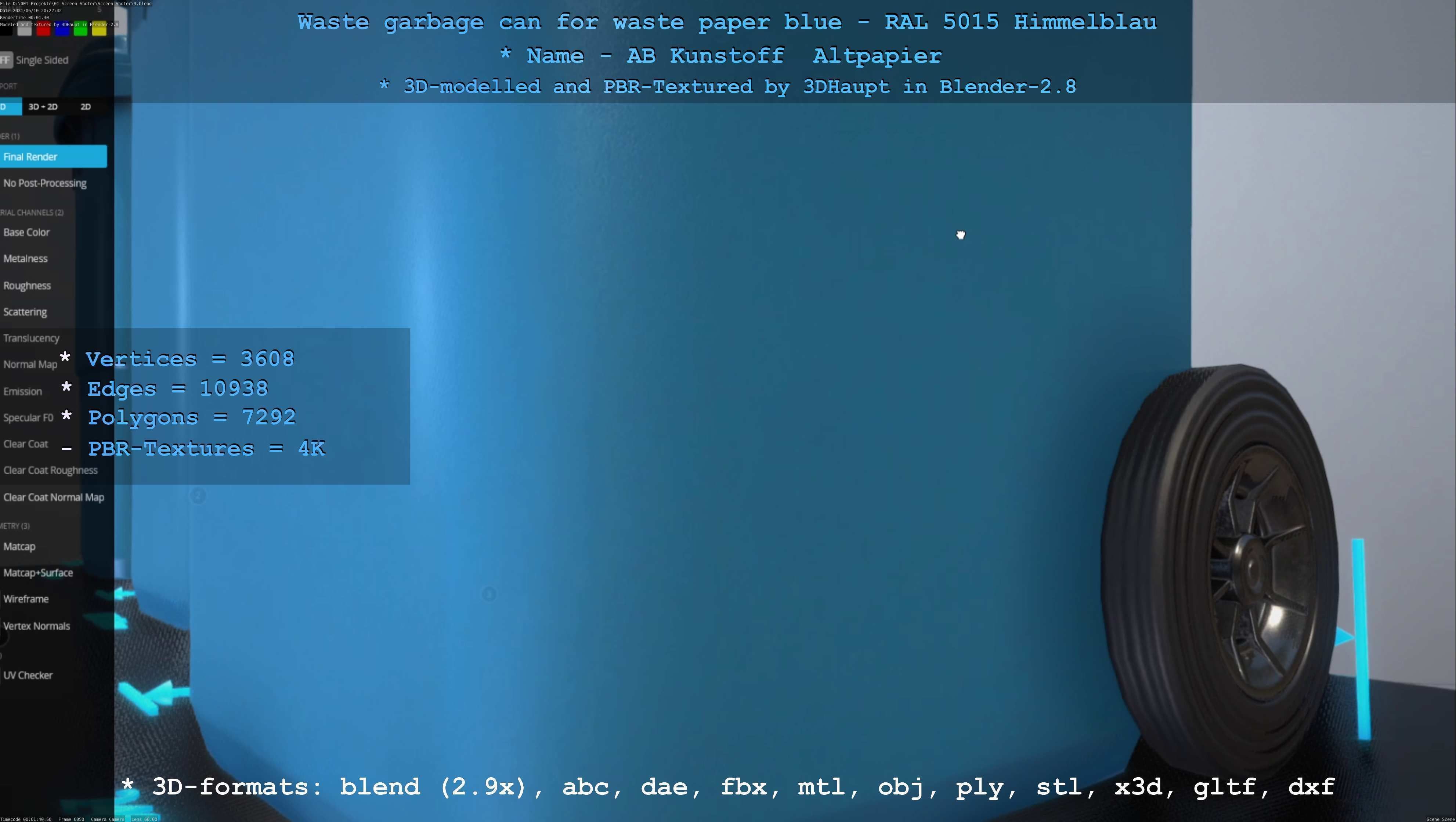 All Waste Containers Low-Poly and Game-Ready 3D Model Collection_66