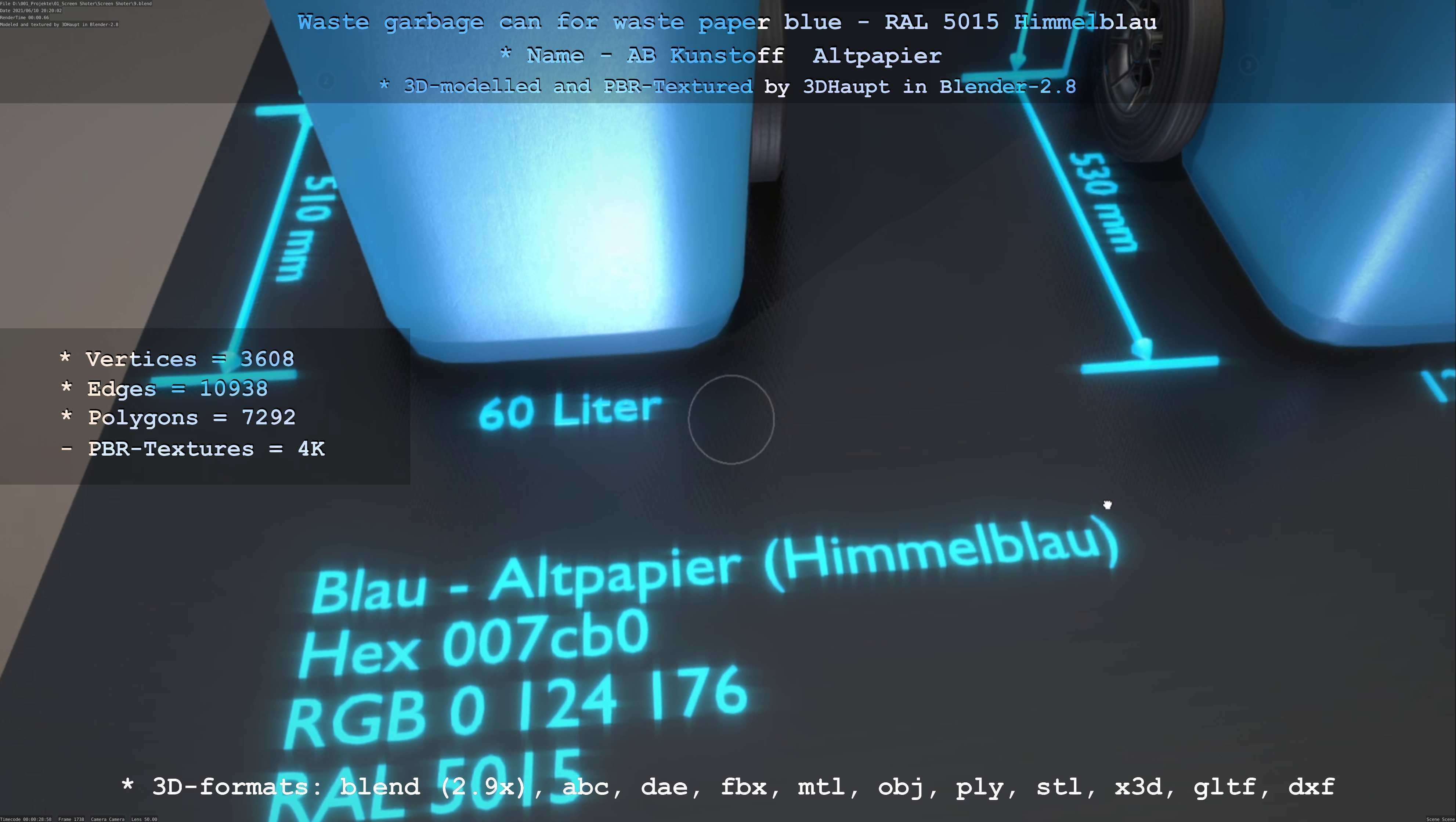 All Waste Containers Low-Poly and Game-Ready 3D Model Collection_60
