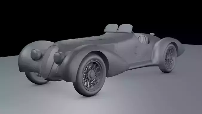 Alfa Romeo 8c 1938 3D model