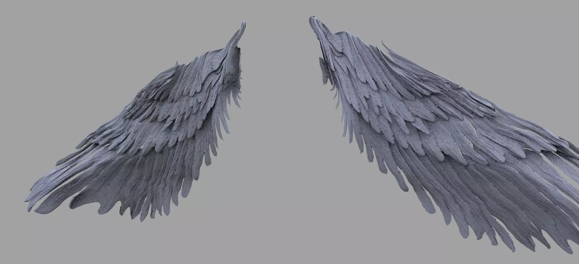 Harpy Wings 3D model_0