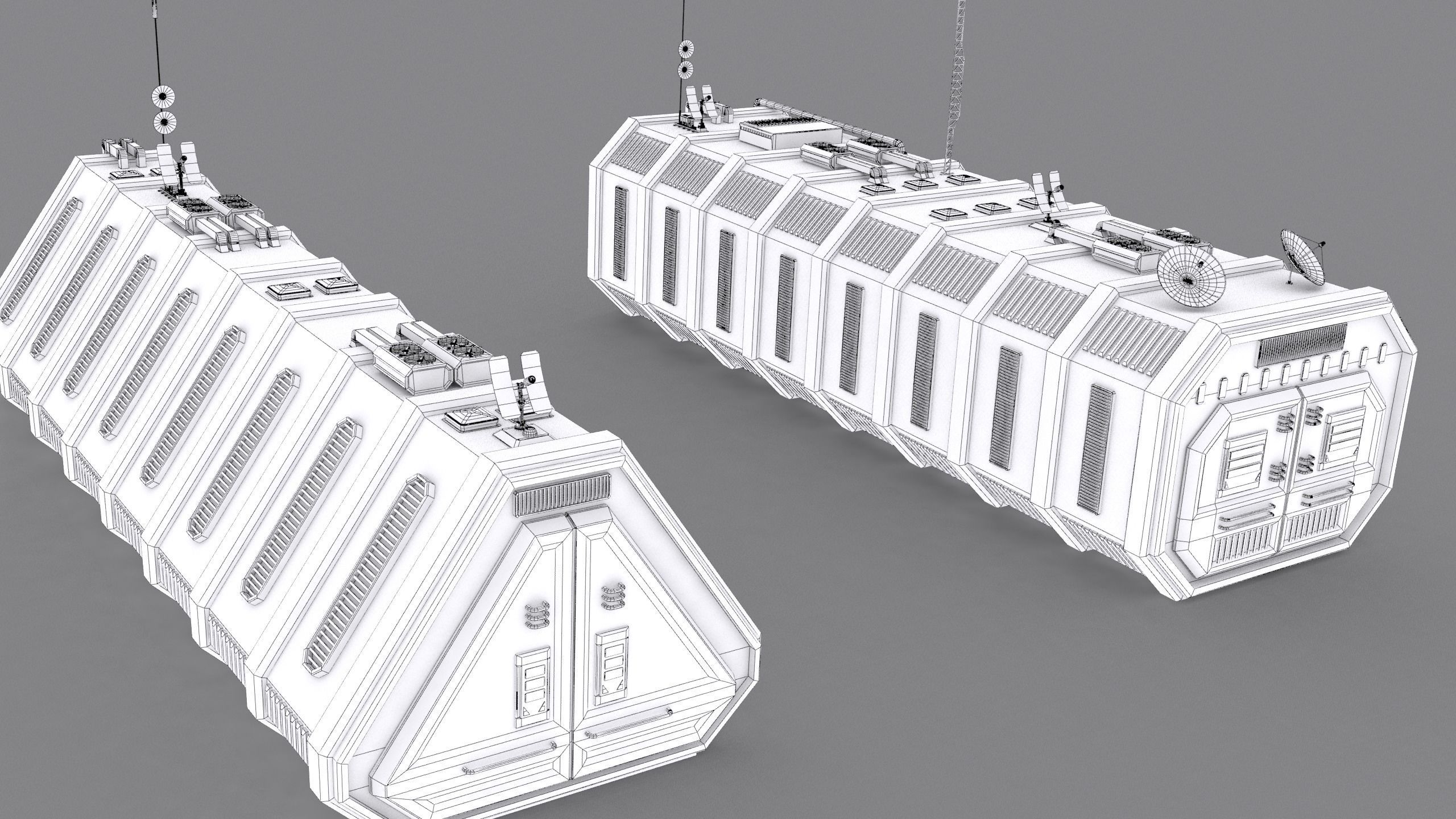 sci fi industrial objects 3D model_11