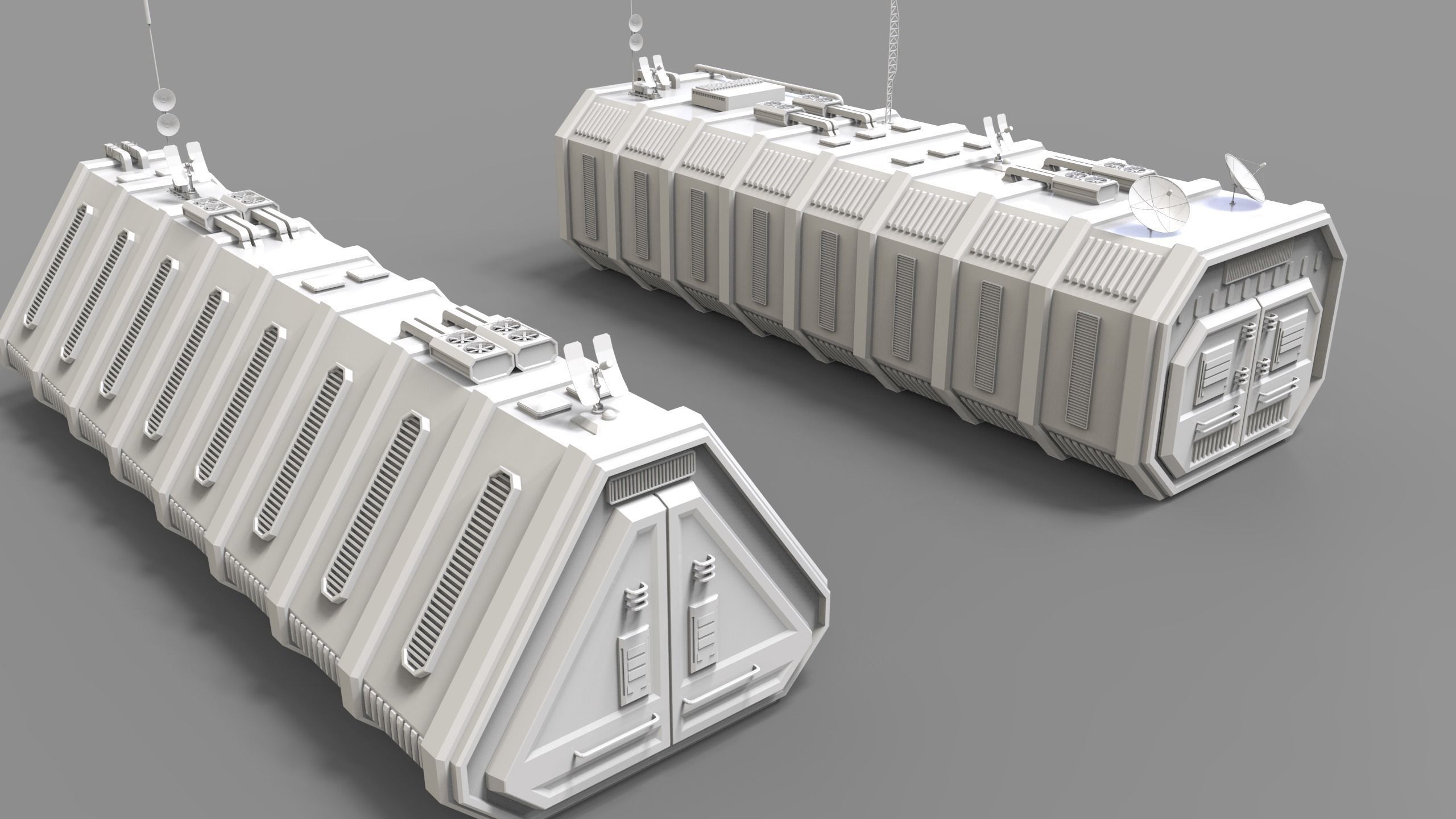 sci fi industrial objects 3D model_10