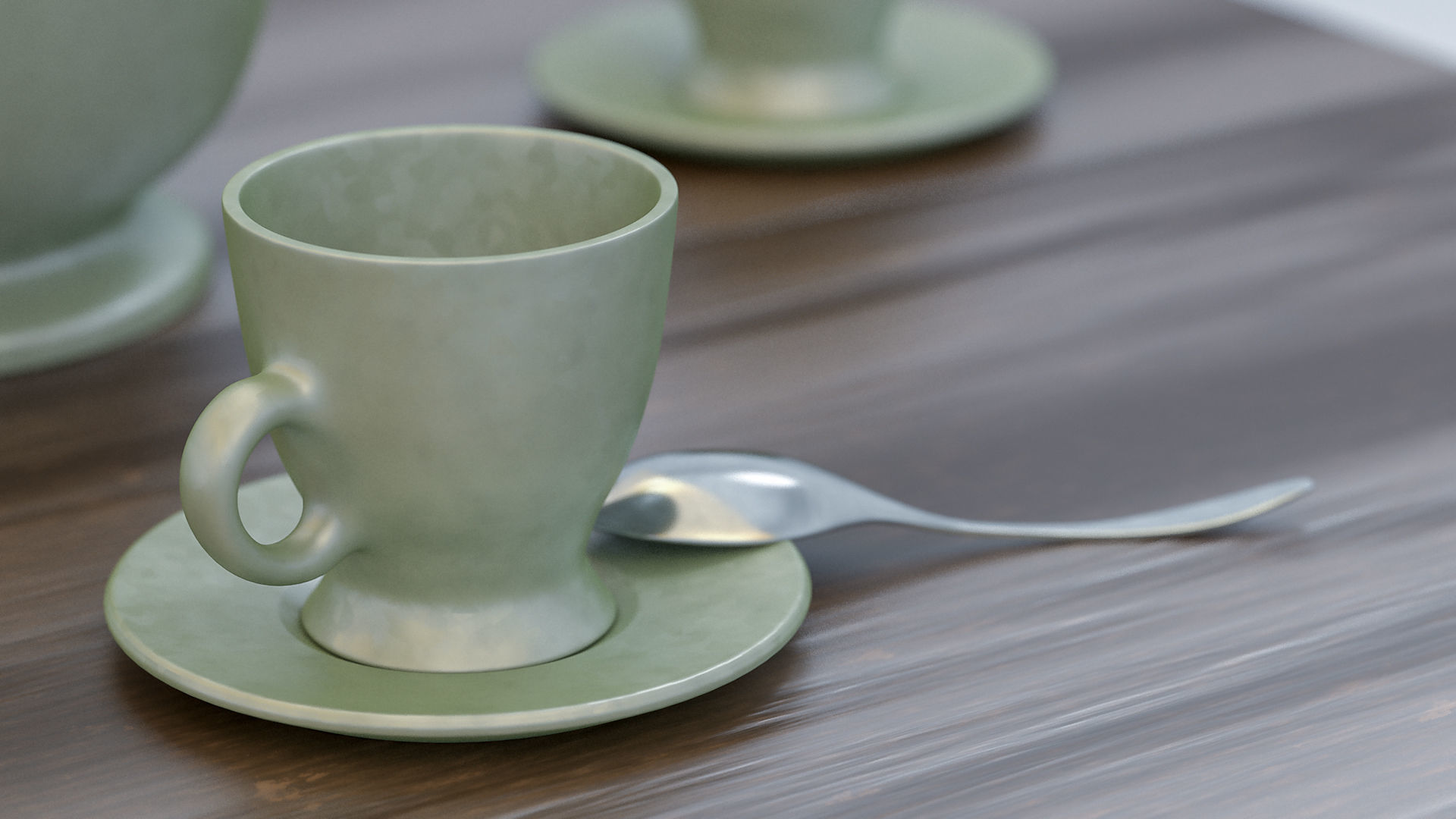 Tea service 3D model_8