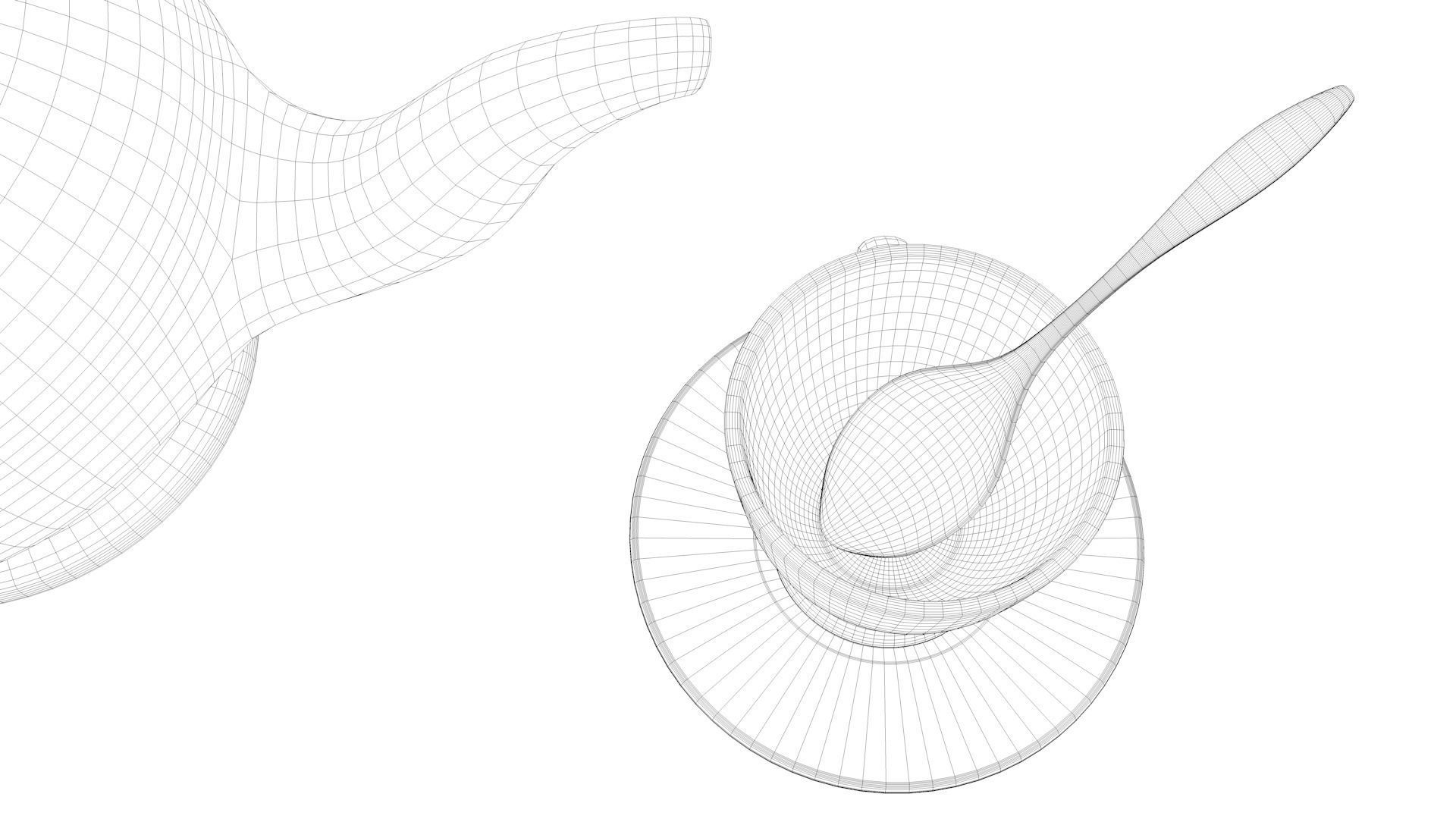 Tea service 3D model_22