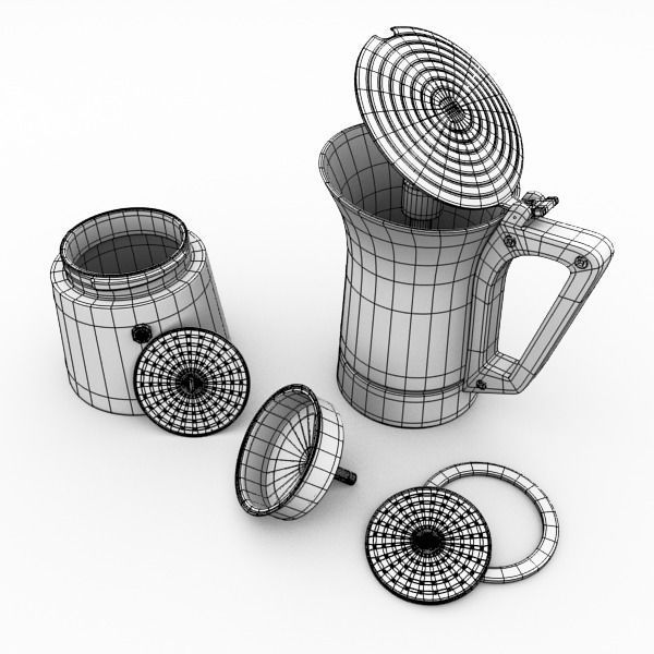 Espresso Maker 3D model_4