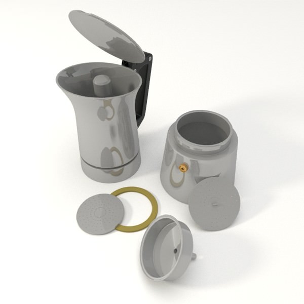 Espresso Maker 3D model_6