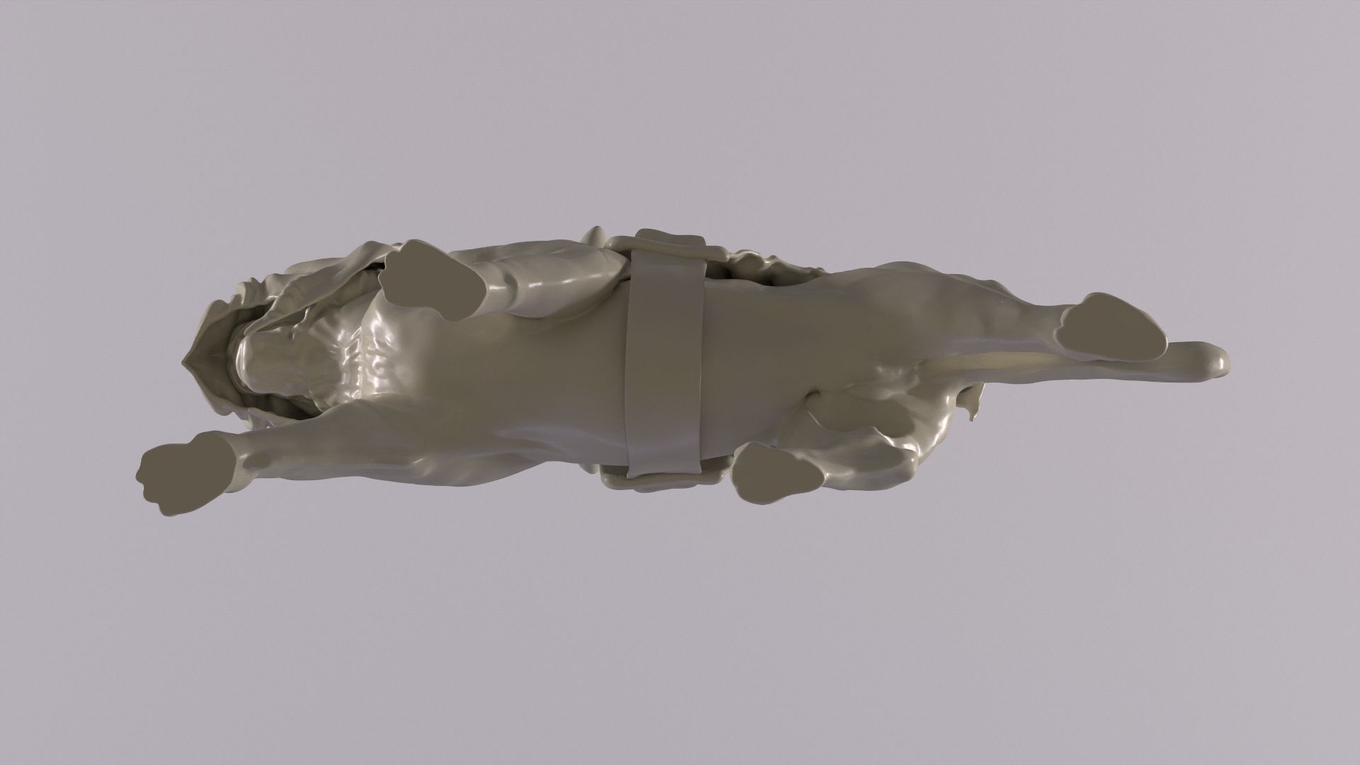 Battle Cat and Cringer  1982 version Printable 3D print model_19