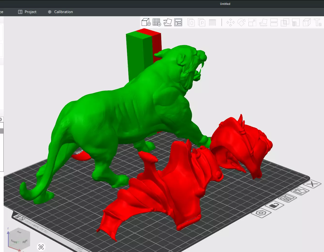 Battle Cat and Cringer  1982 version Printable 3D print model_31
