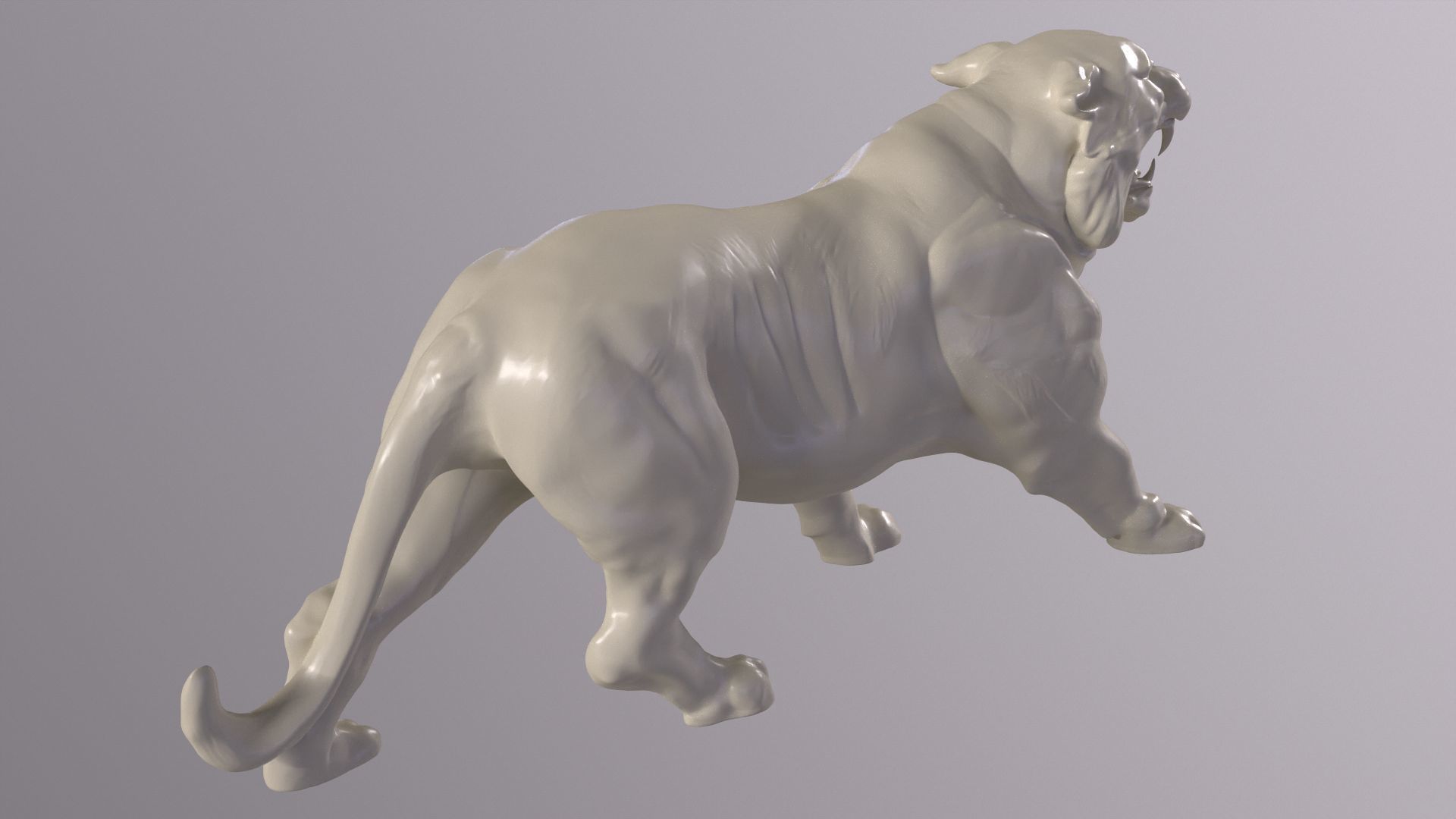 Battle Cat and Cringer  1982 version Printable 3D print model_15