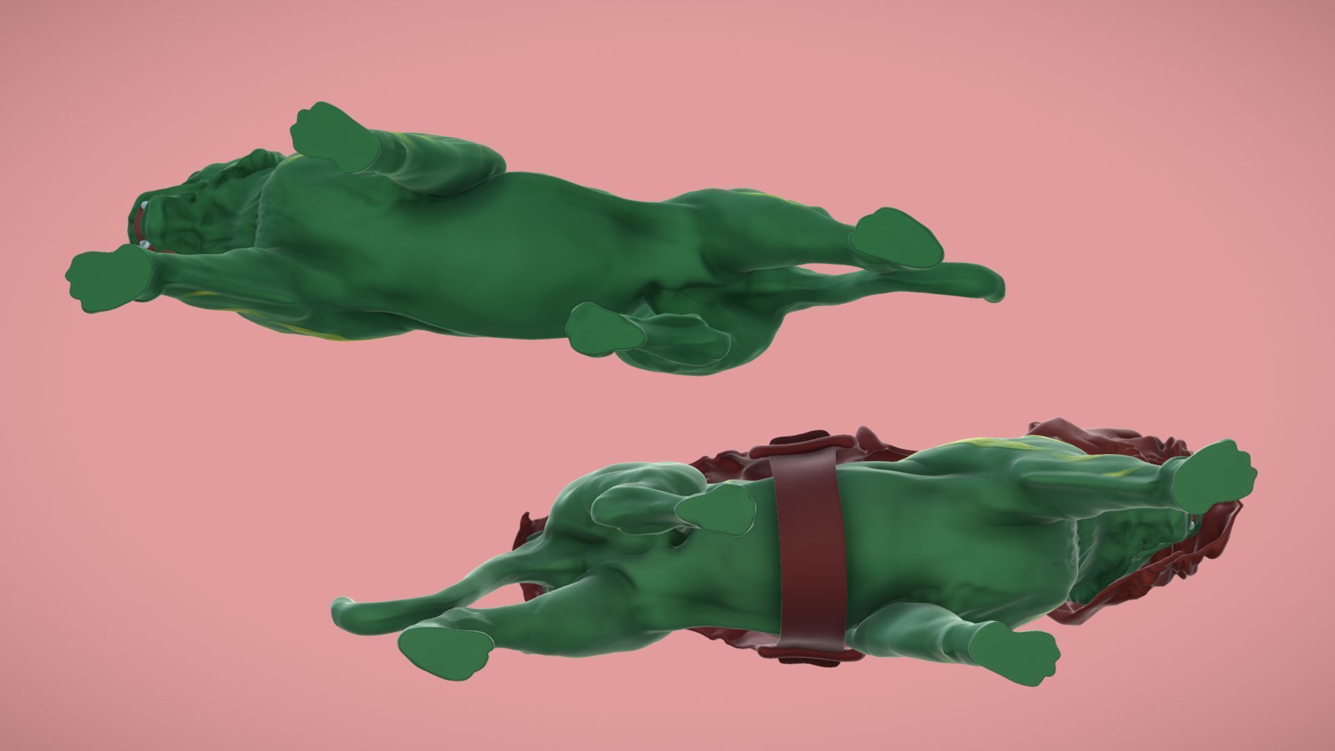 Battle Cat and Cringer  1982 version Printable 3D print model_20