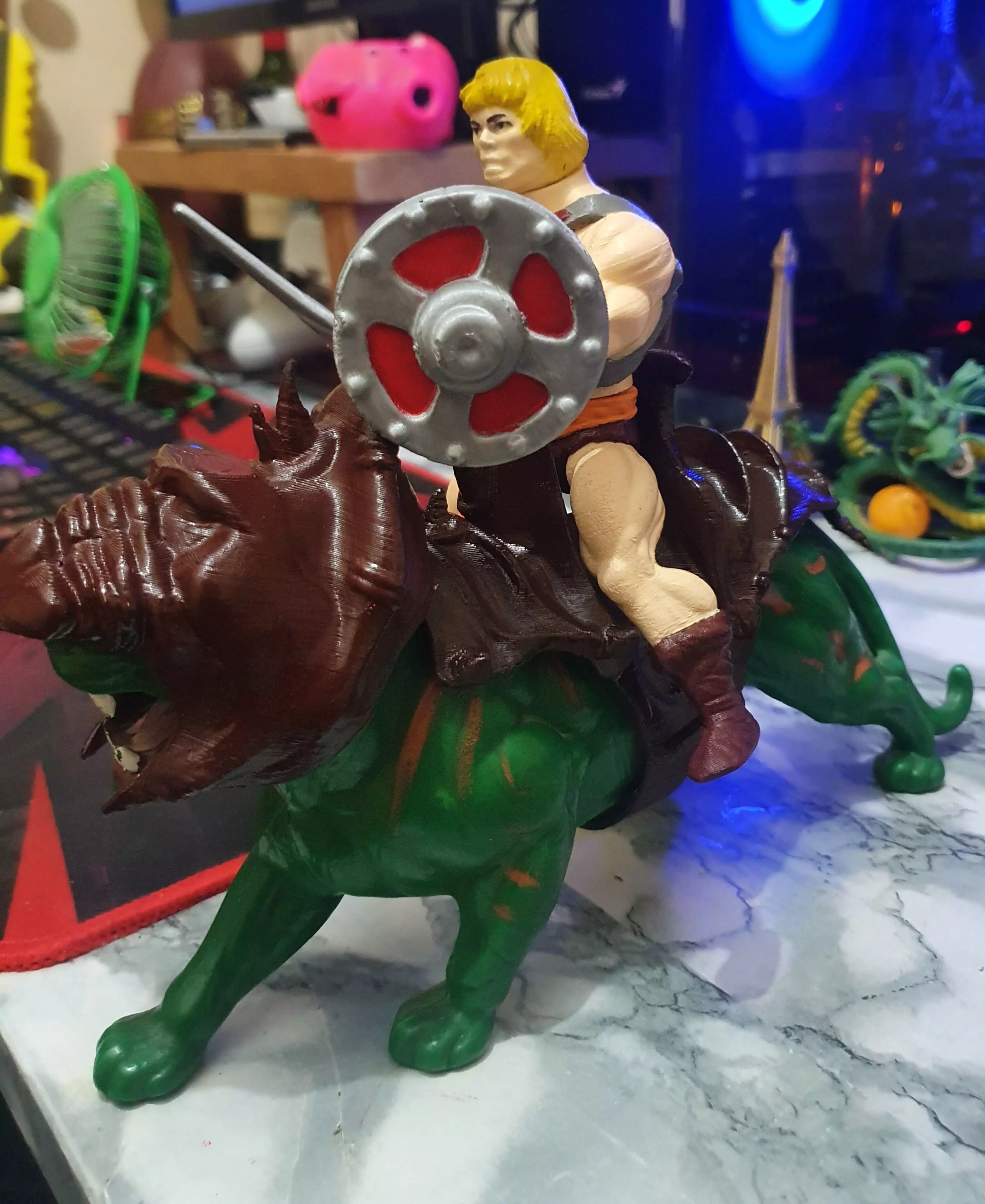 Battle Cat and Cringer  1982 version Printable 3D print model_54