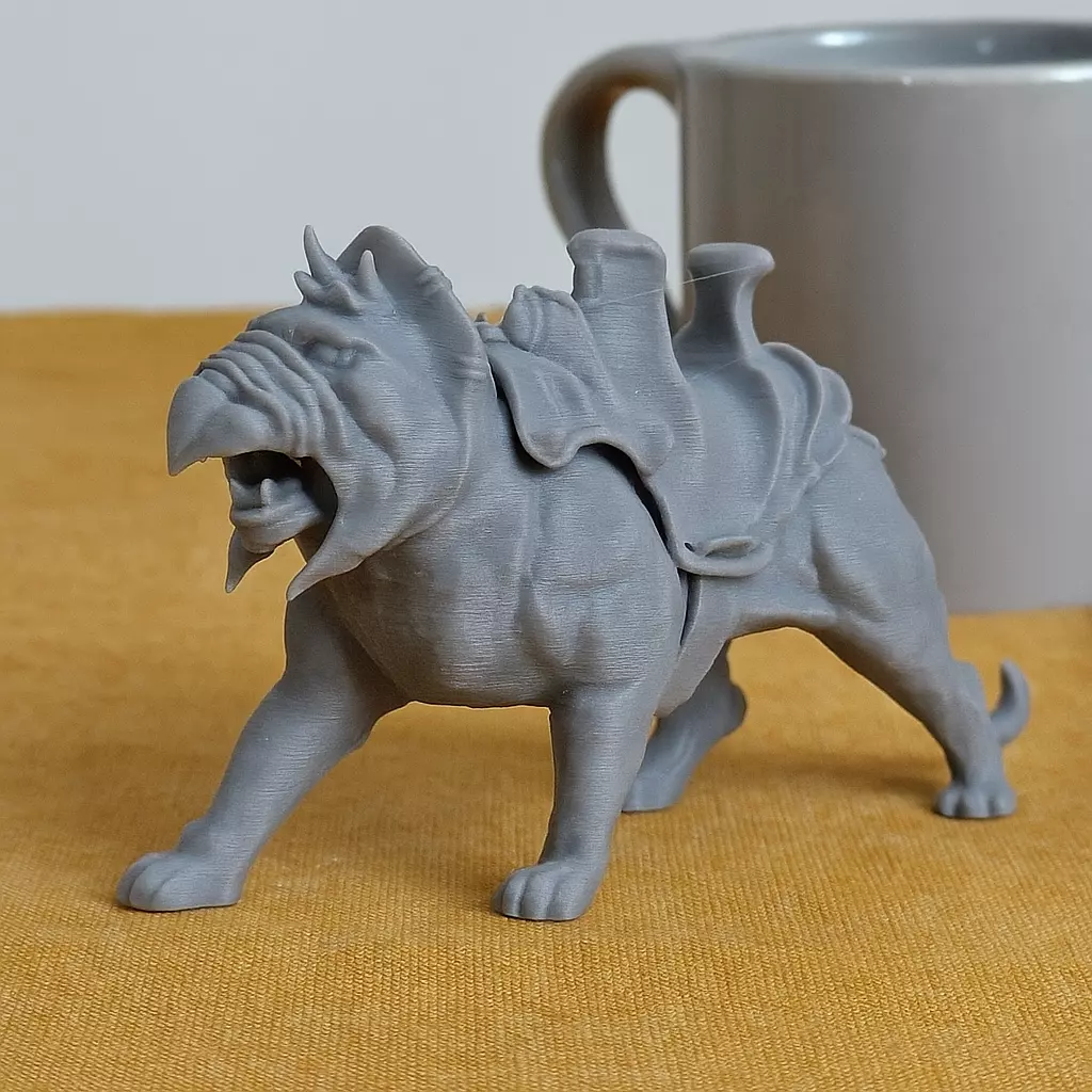 Battle Cat and Cringer  1982 version Printable 3D print model_39