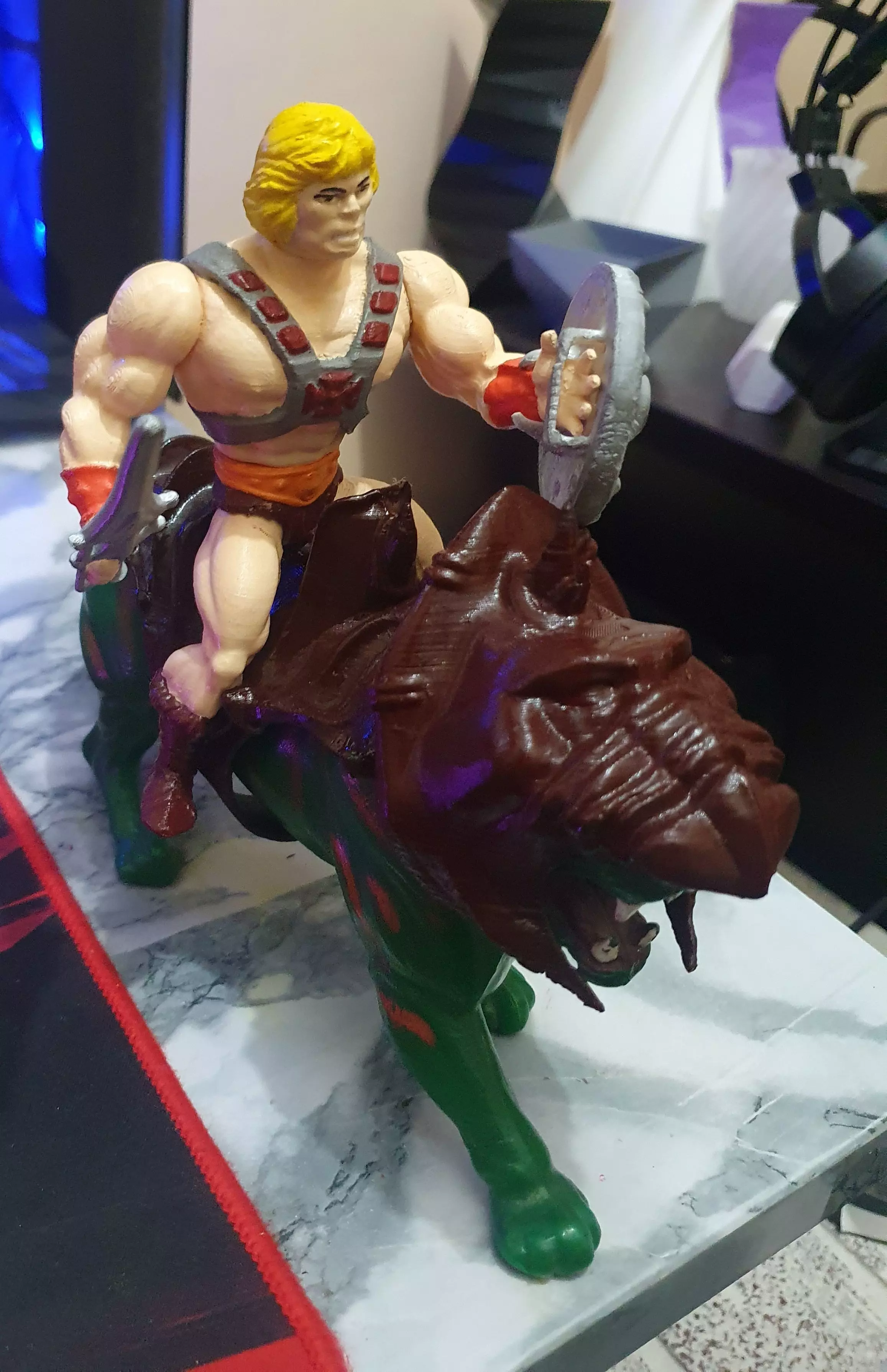 Battle Cat and Cringer  1982 version Printable 3D print model_56