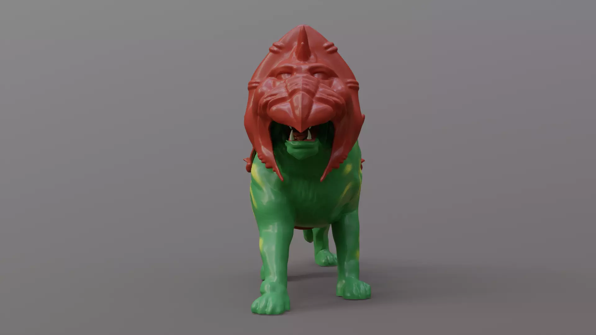 Battle Cat and Cringer  1982 version Printable 3D print model_49