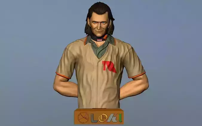 Loki TVA Bust - DisneyPlus Version 3D print model