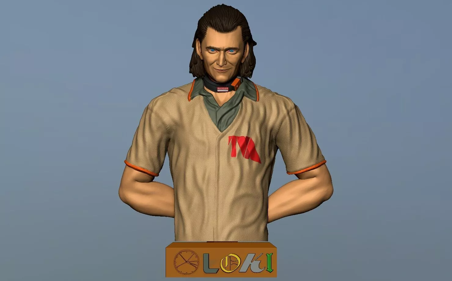 Loki TVA Bust - DisneyPlus Version 3D print model