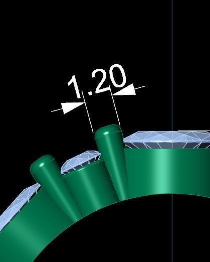 Wedding Set Ring CAD Design-PSTR02 3D print model_20