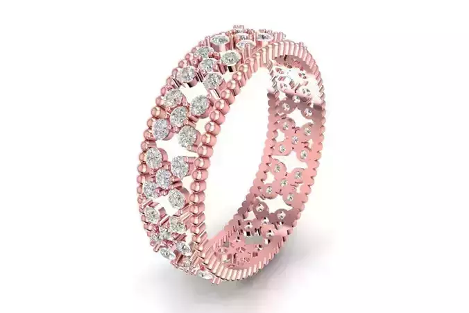 Luxury Eternity Band Ring 2096 3D print model