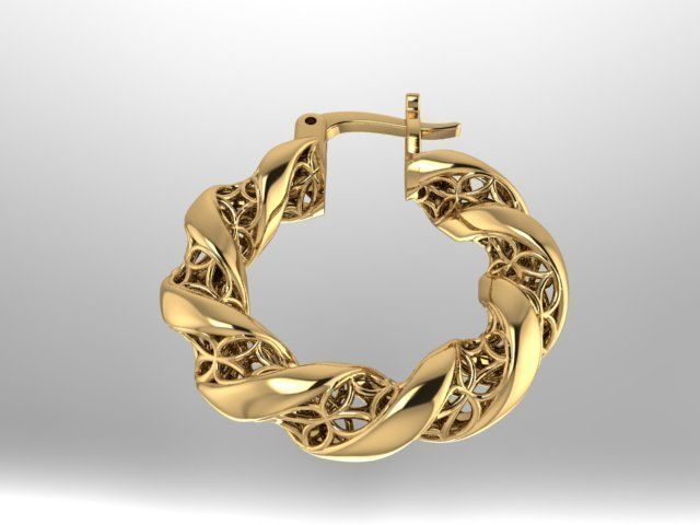 Earring FASHION 3D print model_2