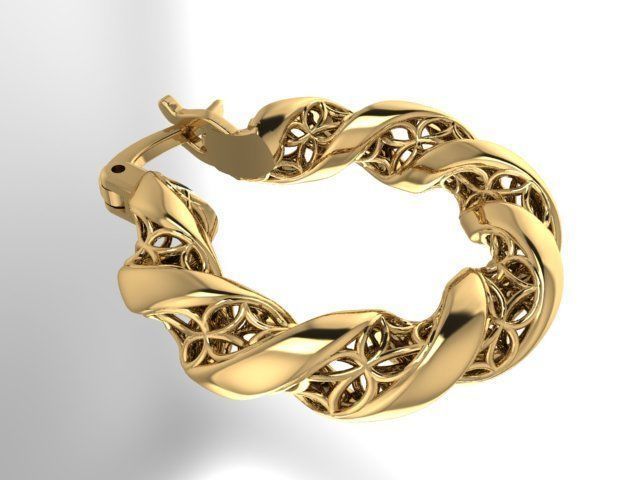 Earring FASHION 3D print model_1