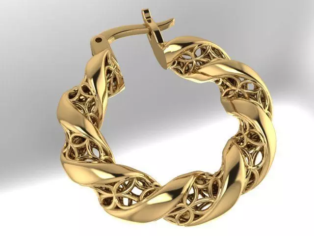 Earring FASHION 3D print model_0