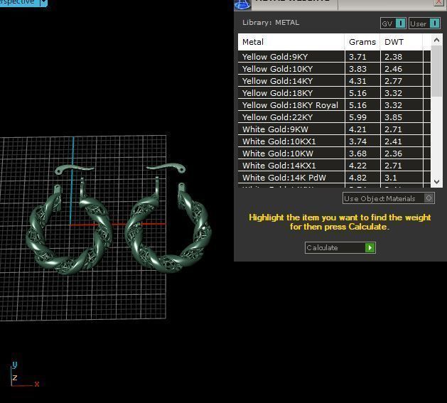Earring FASHION 3D print model_11