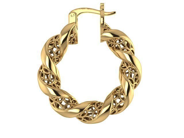 Earring FASHION 3D print model_3