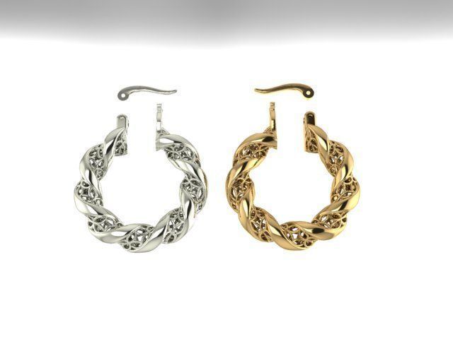 Earring FASHION 3D print model_5