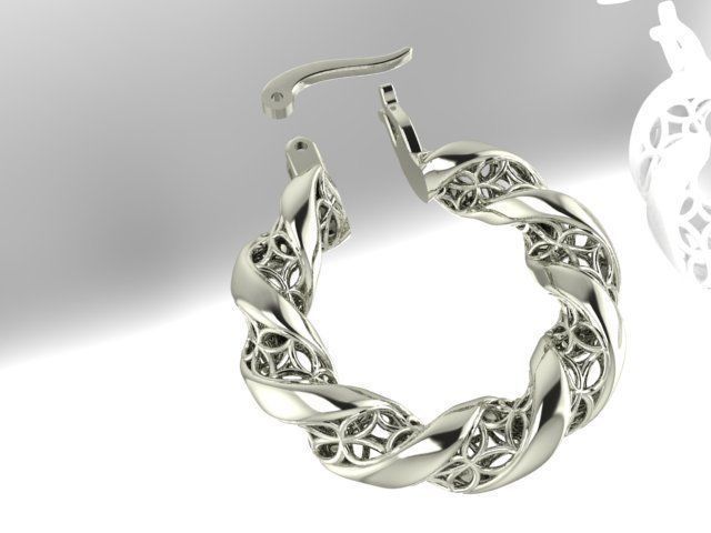 Earring FASHION 3D print model_6