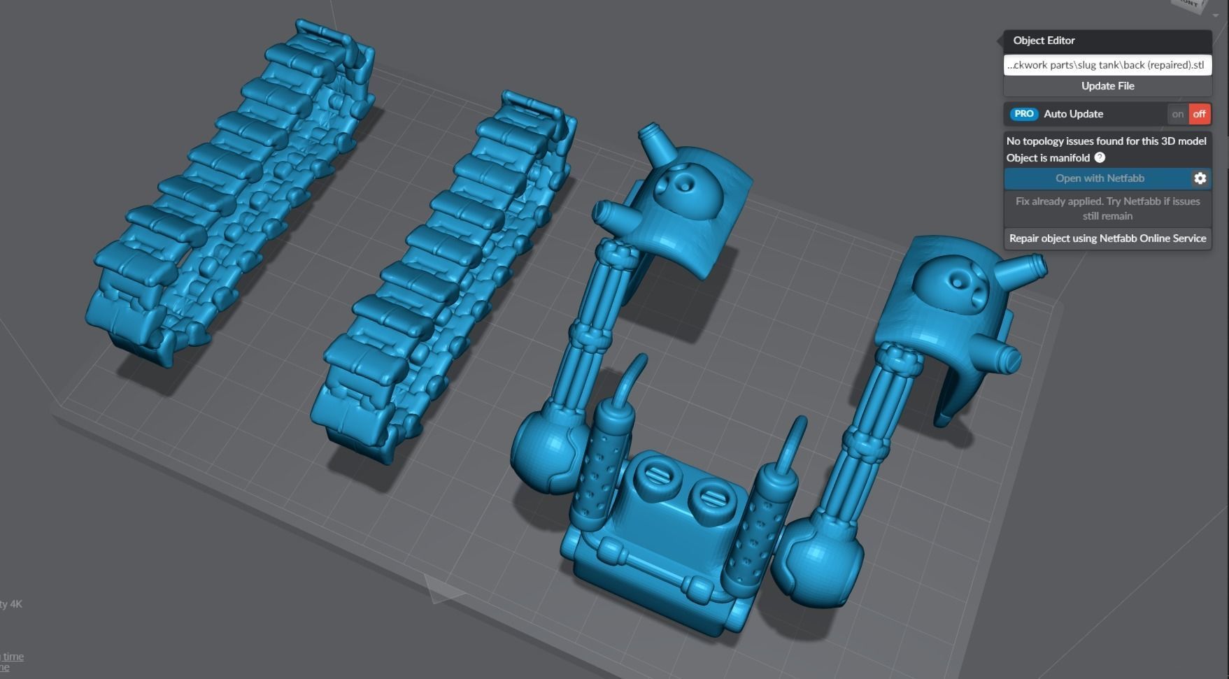 Slug Tank Scale model 3D print model_6