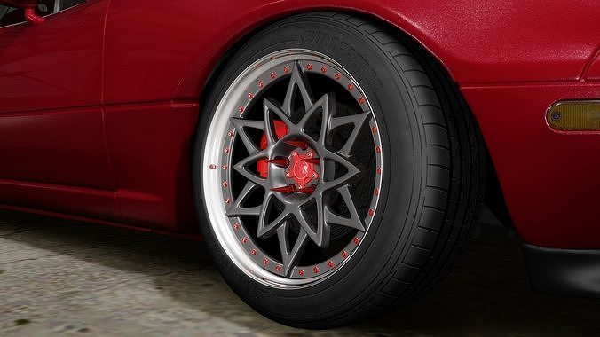 SevenK NIKA-S Rims Free 3D model