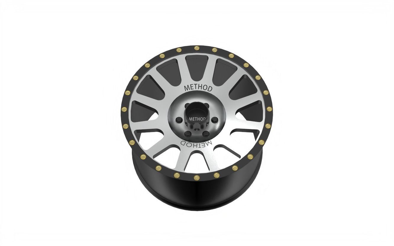Method 305 NV Wheel  Matte Black Machine Face  Toyota 2016   3D print model_9