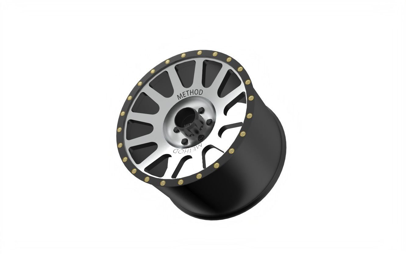Method 305 NV Wheel  Matte Black Machine Face  Toyota 2016   3D print model_10
