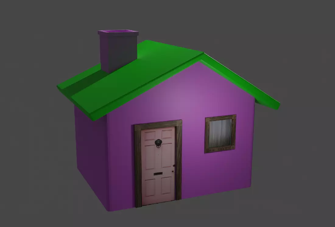 Small fairytale house Free 3D model