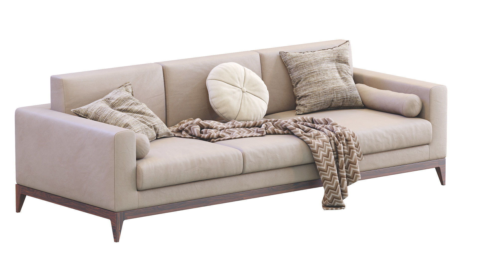 Sofa Copenhaga Leather 3D model_12