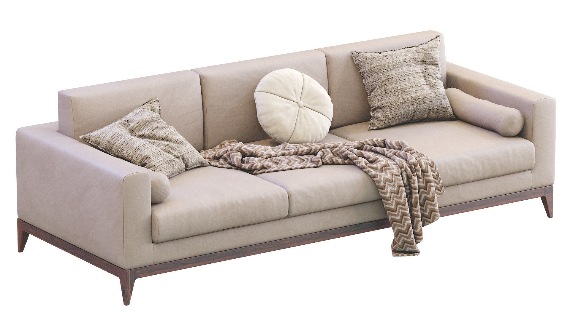 Sofa Copenhaga Leather 3D model_4