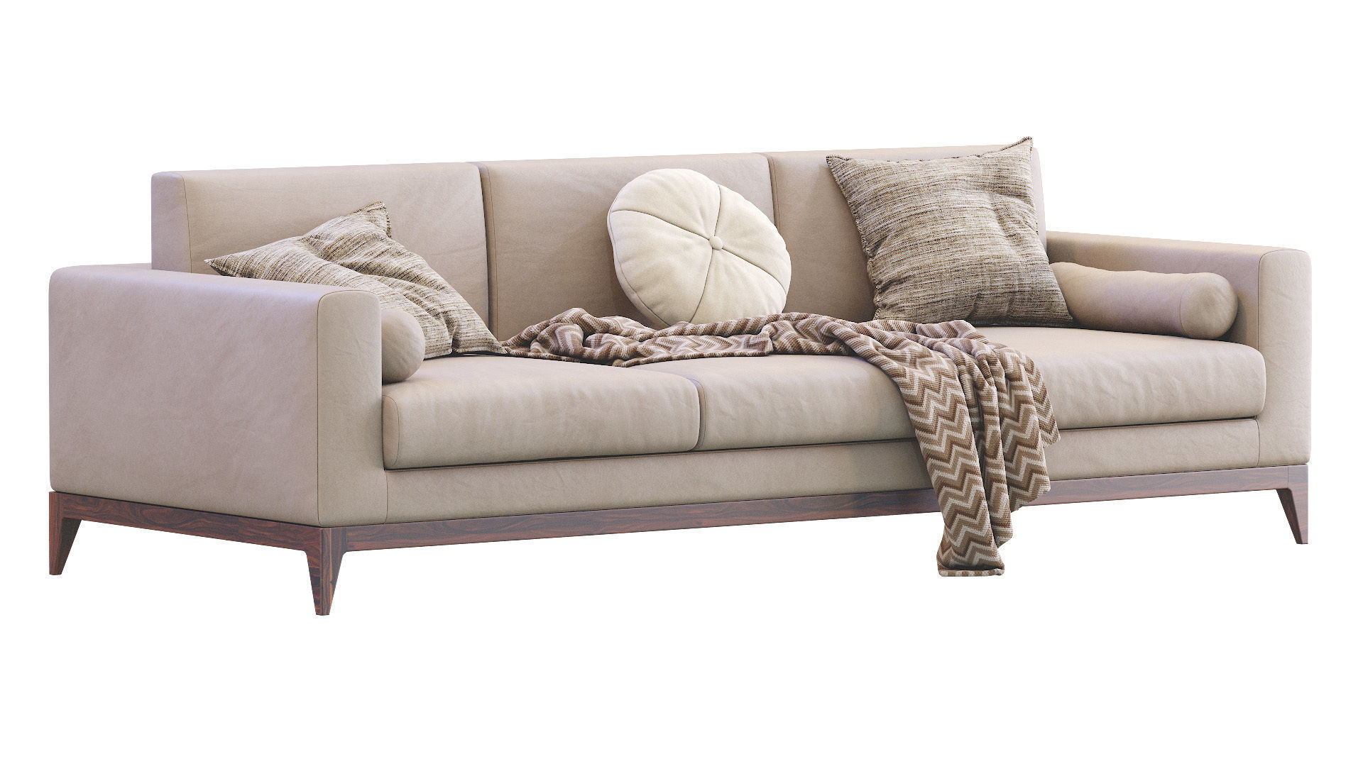 Sofa Copenhaga Leather 3D model_10