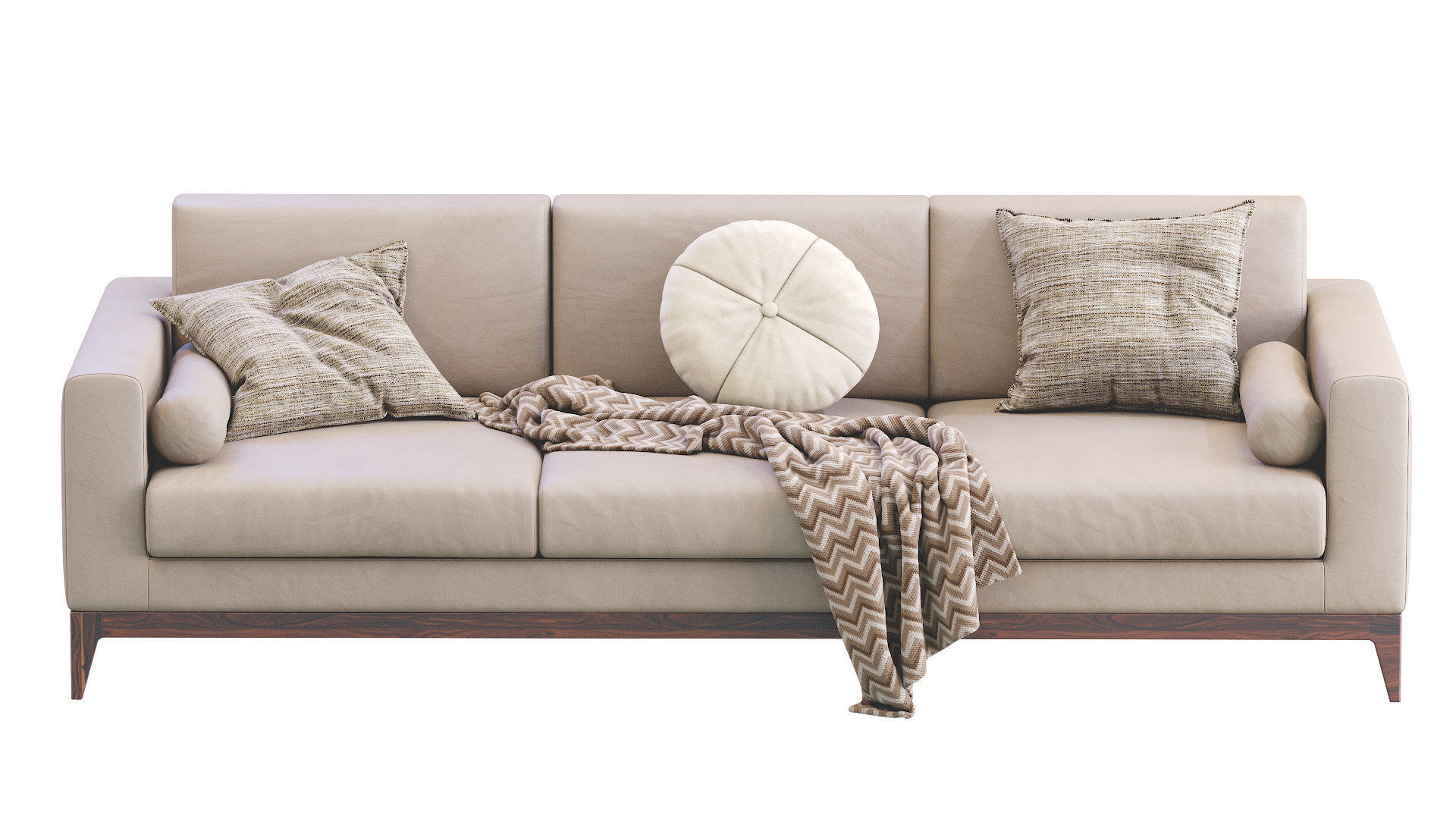 Sofa Copenhaga Leather 3D model_11