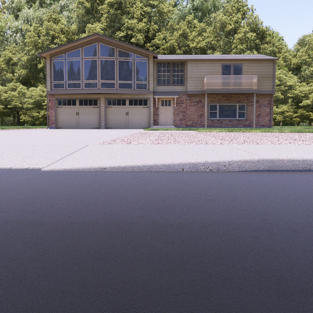 1980s Single Family Home for 3dsmax - Vray 3D model_5