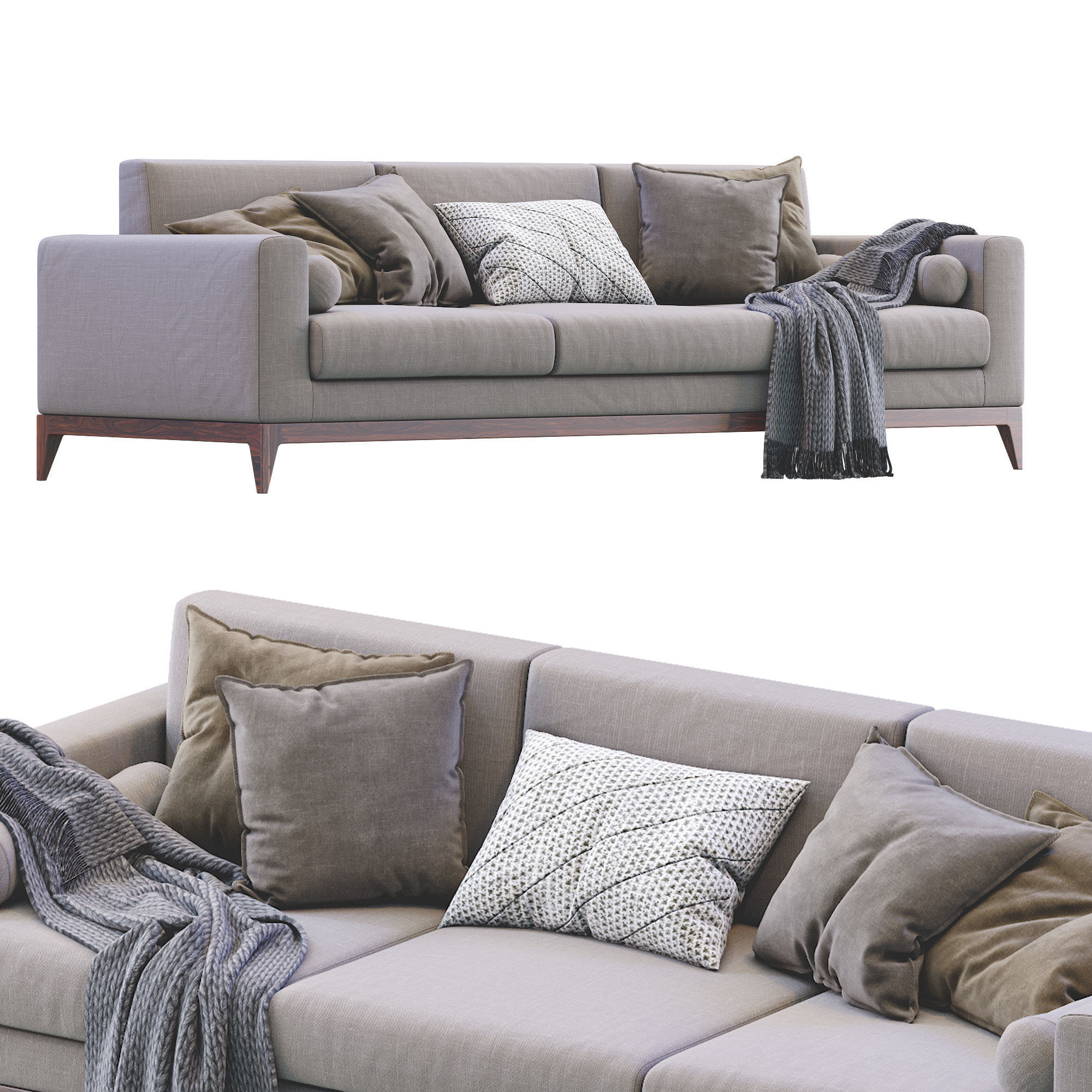 Sofa Copenhaga 3D model_4