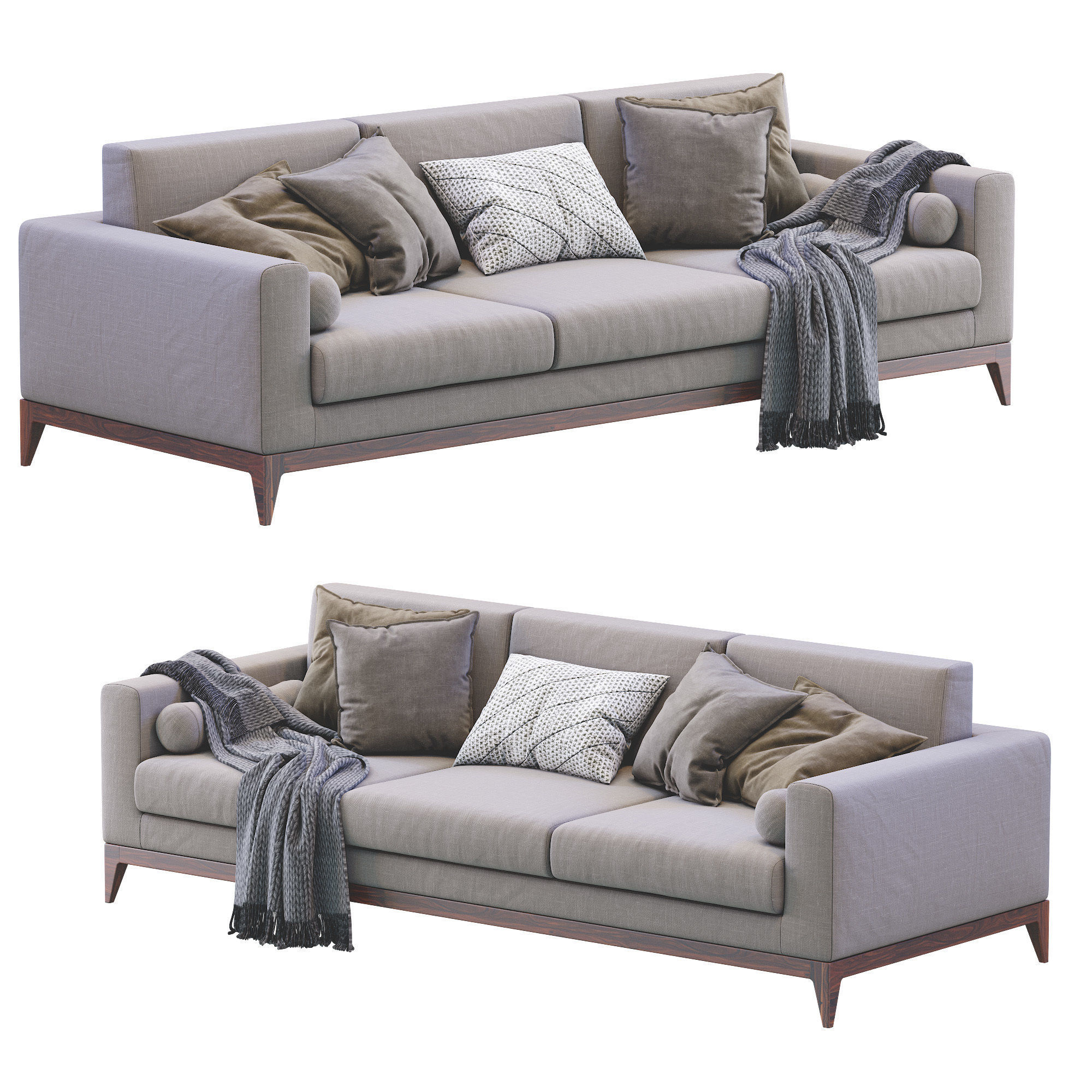 Sofa Copenhaga 3D model_1