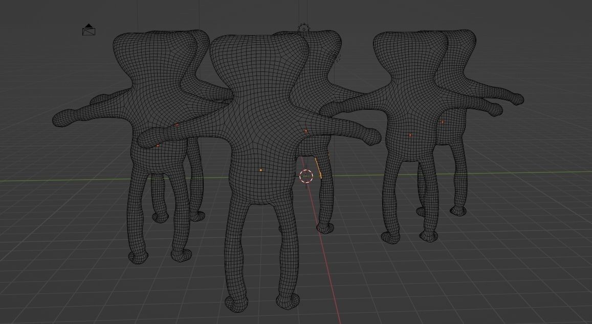 Wicked plush toy hagi wagi or hagi vagi different colors 3D model_4