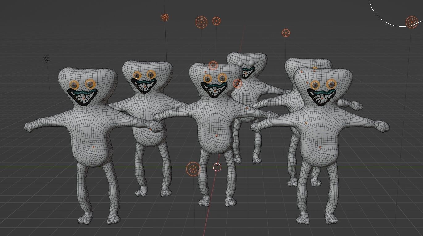 Wicked plush toy hagi wagi or hagi vagi different colors 3D model_1