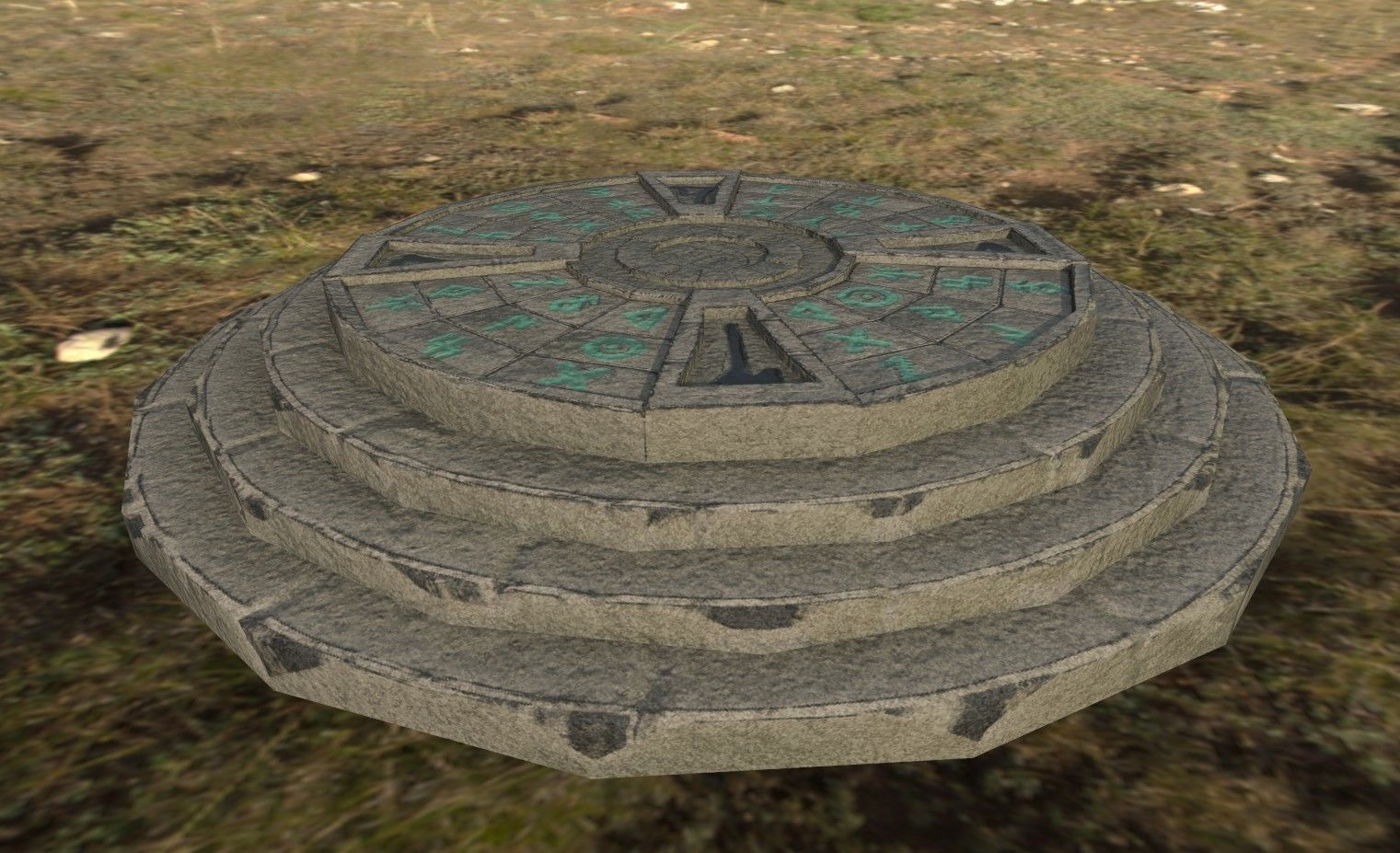 Low Poly 3D Desert Portal Model Low-poly 3D model_3