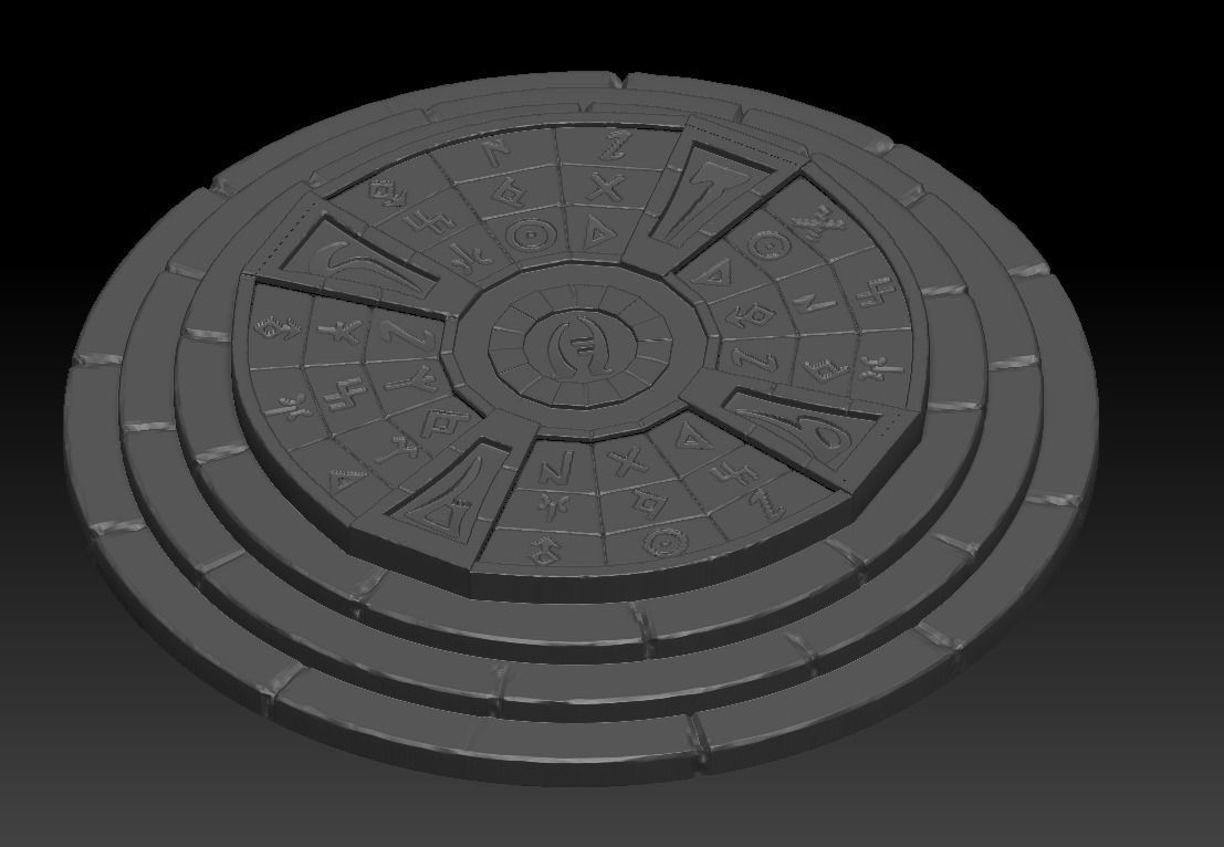 Low Poly 3D Desert Portal Model Low-poly 3D model_7