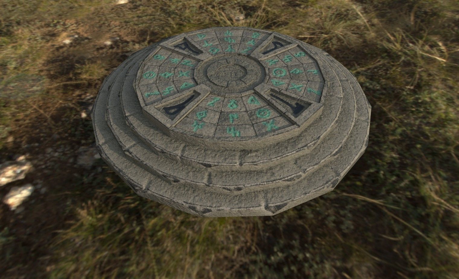 Low Poly 3D Desert Portal Model Low-poly 3D model_2