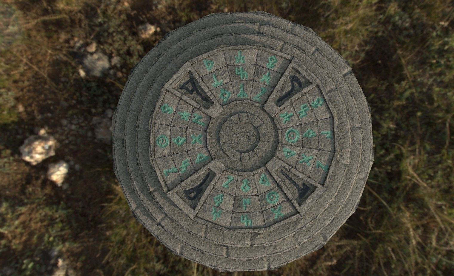 Low Poly 3D Desert Portal Model Low-poly 3D model_4