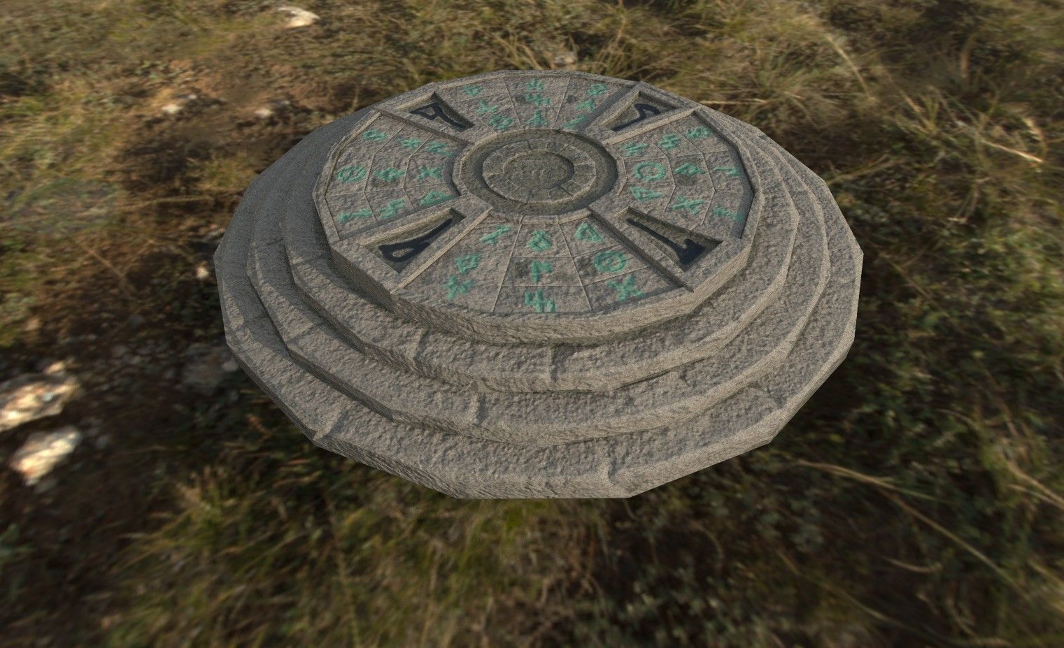 Low Poly 3D Desert Portal Model Low-poly 3D model_1