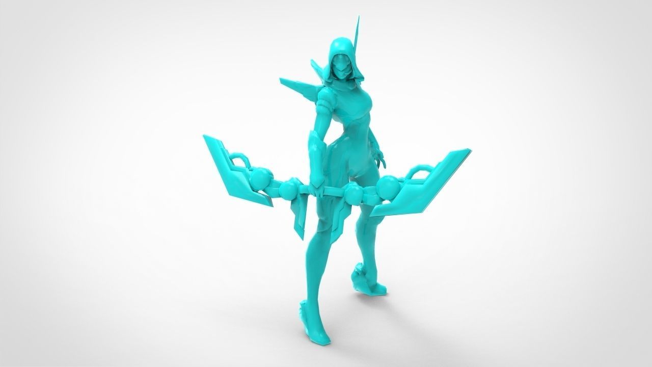 PROJECT Ashe - League of Legends 3D print model_6