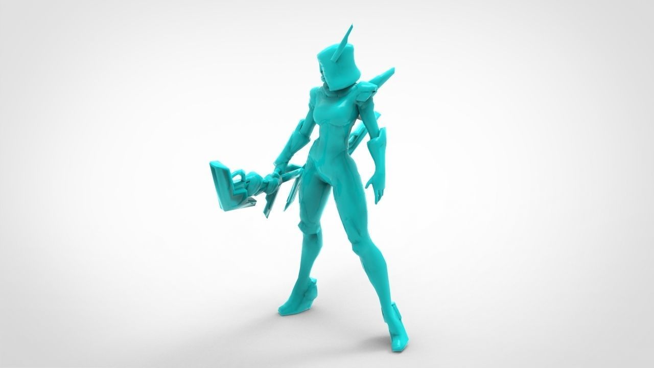 PROJECT Ashe - League of Legends 3D print model_7